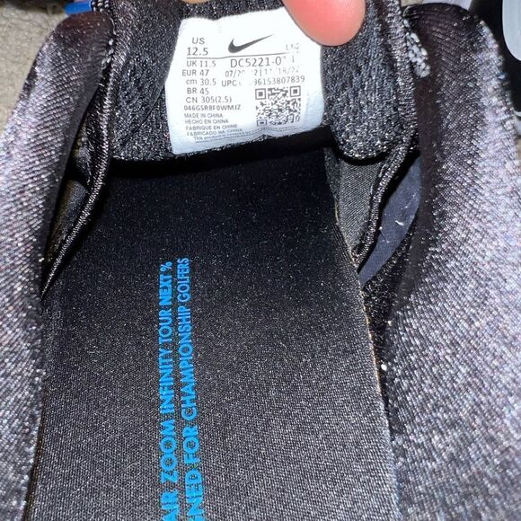 Nike Infinity Tour NEXT% Air Zoom Golf Shoes - Picture 10 of 10